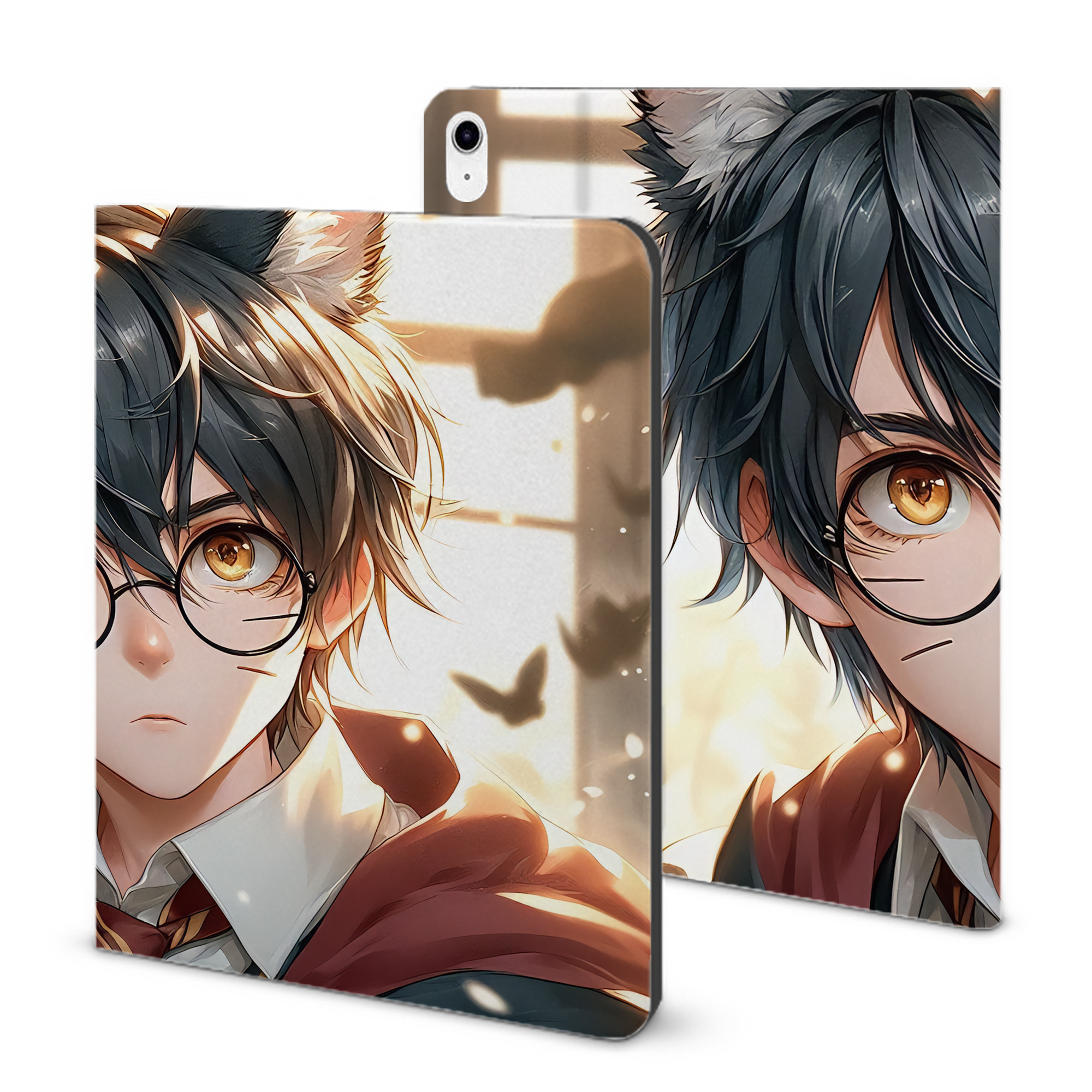 （画像用） Harry Potter ハリー・ポッターシリーズ IPad ケース ブック型 PUレザー TPU 耐衝撃 軽量 薄型 ペン収納なし 全面保護 IPad 各モデル対応